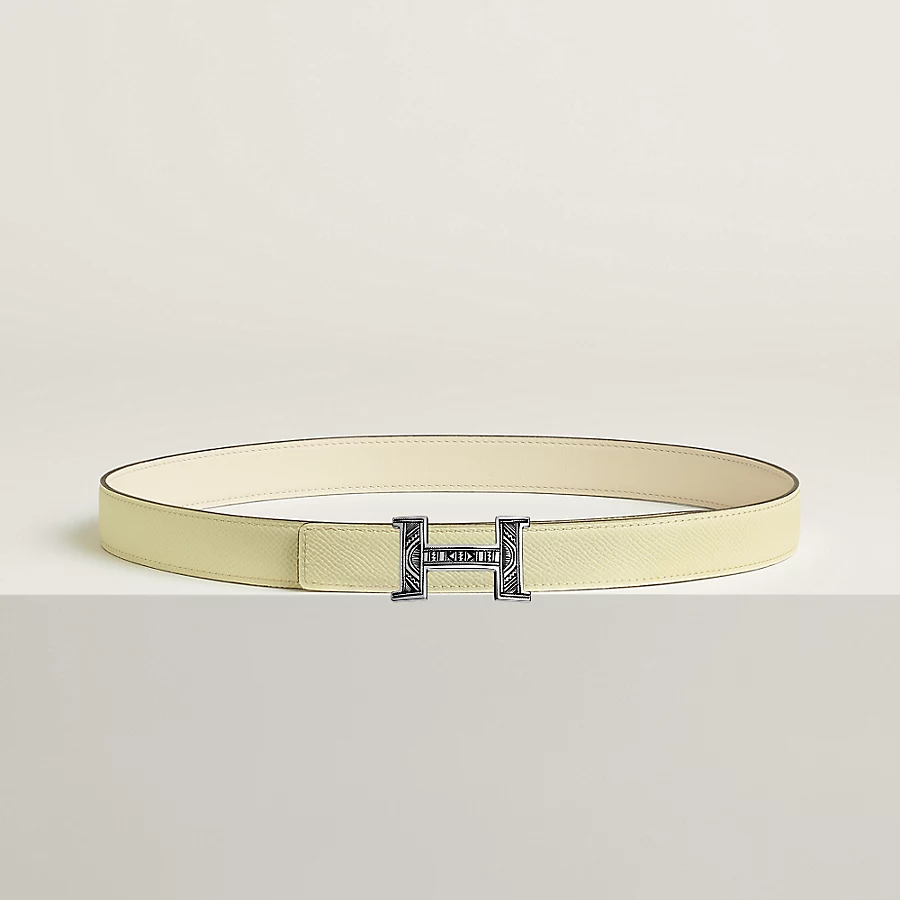 Mini Constance Touareg belt buckle & Reversible leather strap 24 mm - Image 2